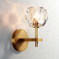 Balle Be Crystal Sconce Brass