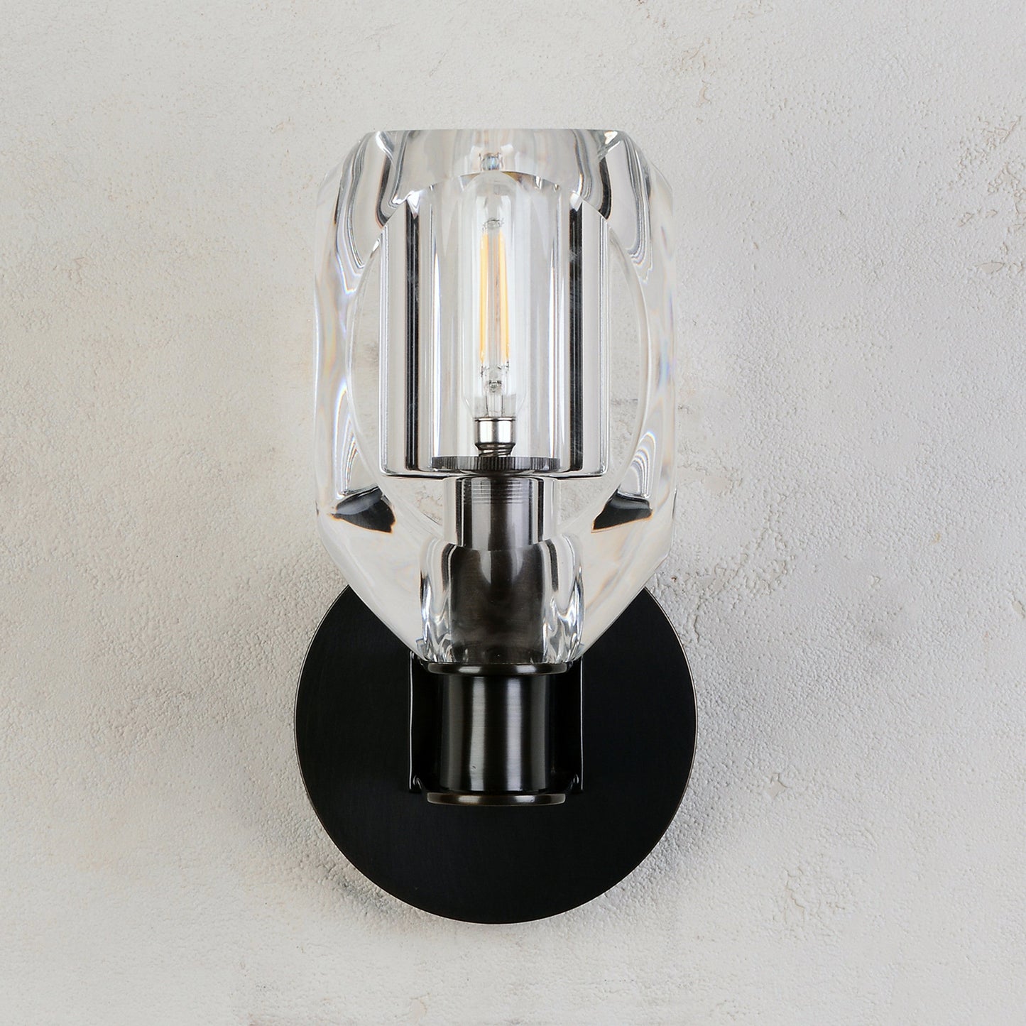 Charles Crystal Wall Sconce Bronze