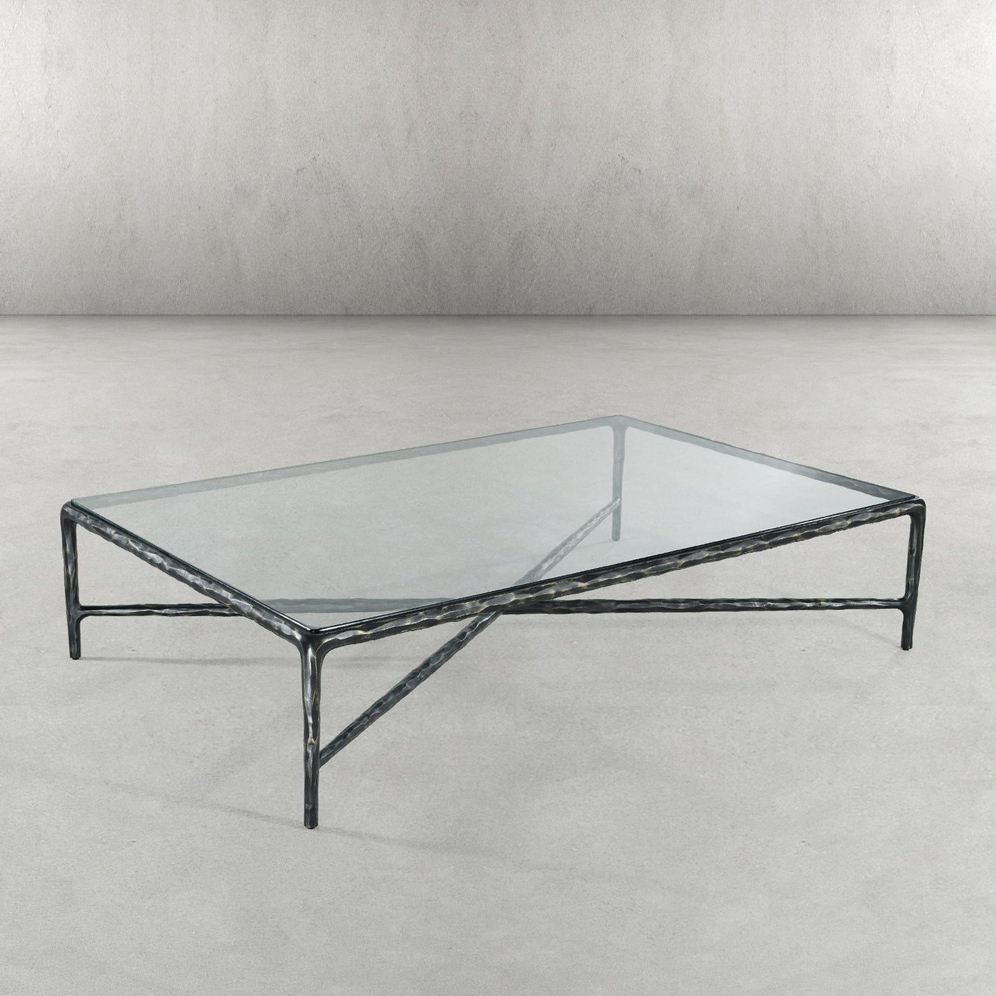 Thaddeus Rectangle Glass Coffee Table