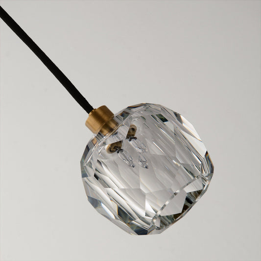 Balle Be Crystal Pendant Brass