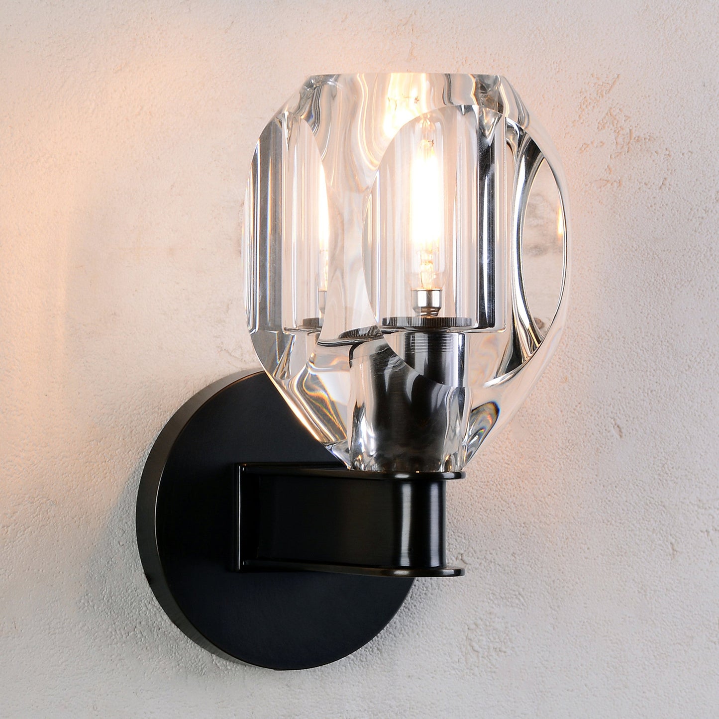 Charles Crystal Wall Sconce Bronze