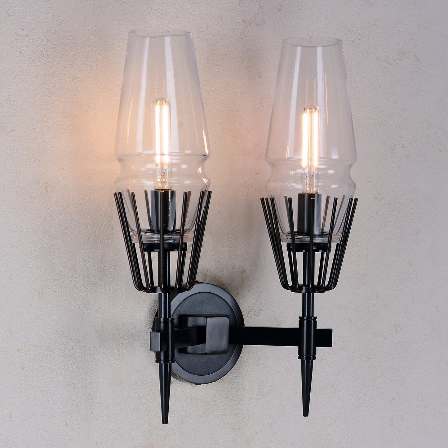 Caldwell Double Sconce Bronze