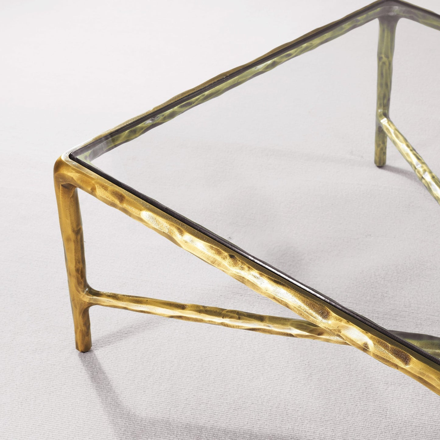 Thaddeus Rectangle Glass Coffee Table