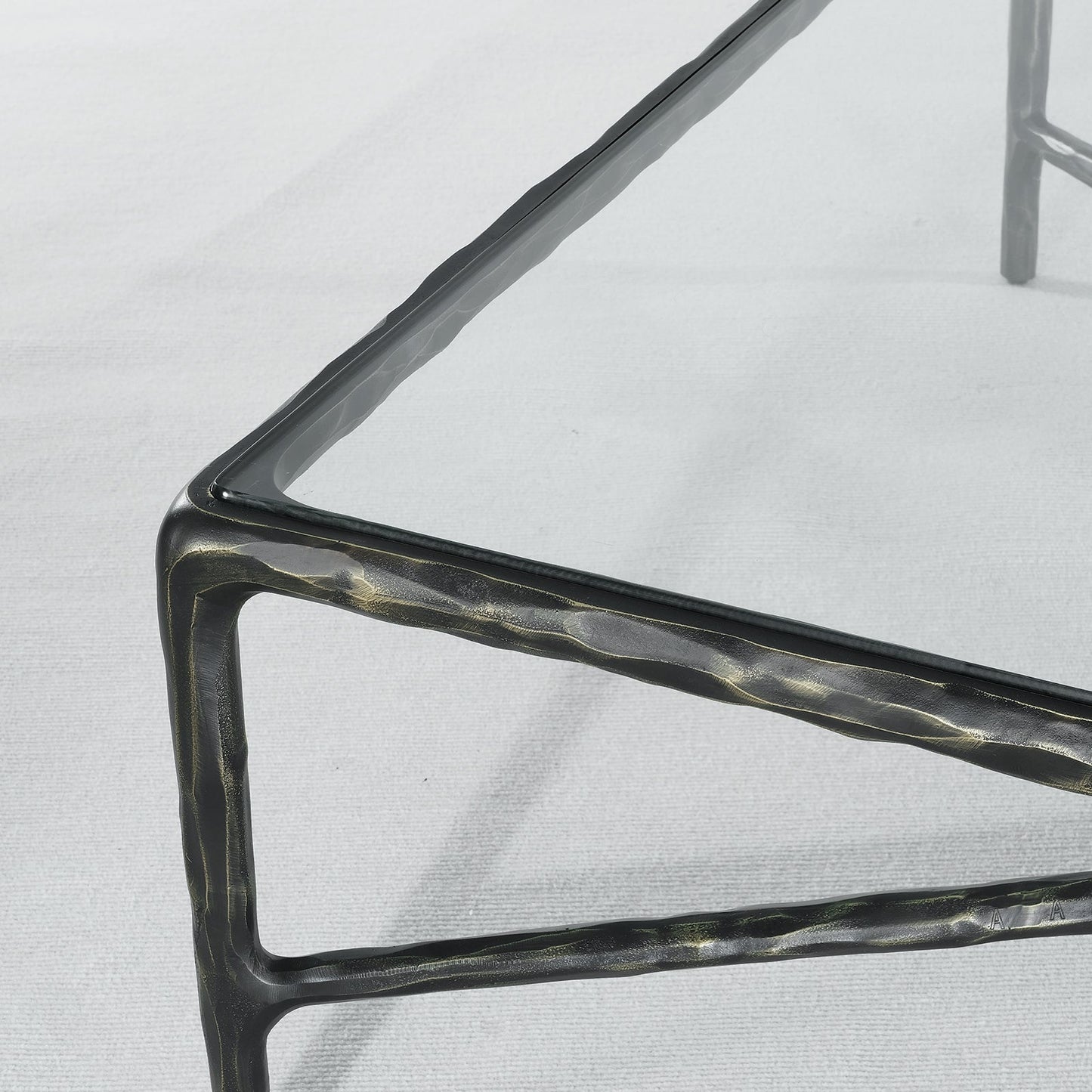 Thaddeus Square Glass Coffee Table
