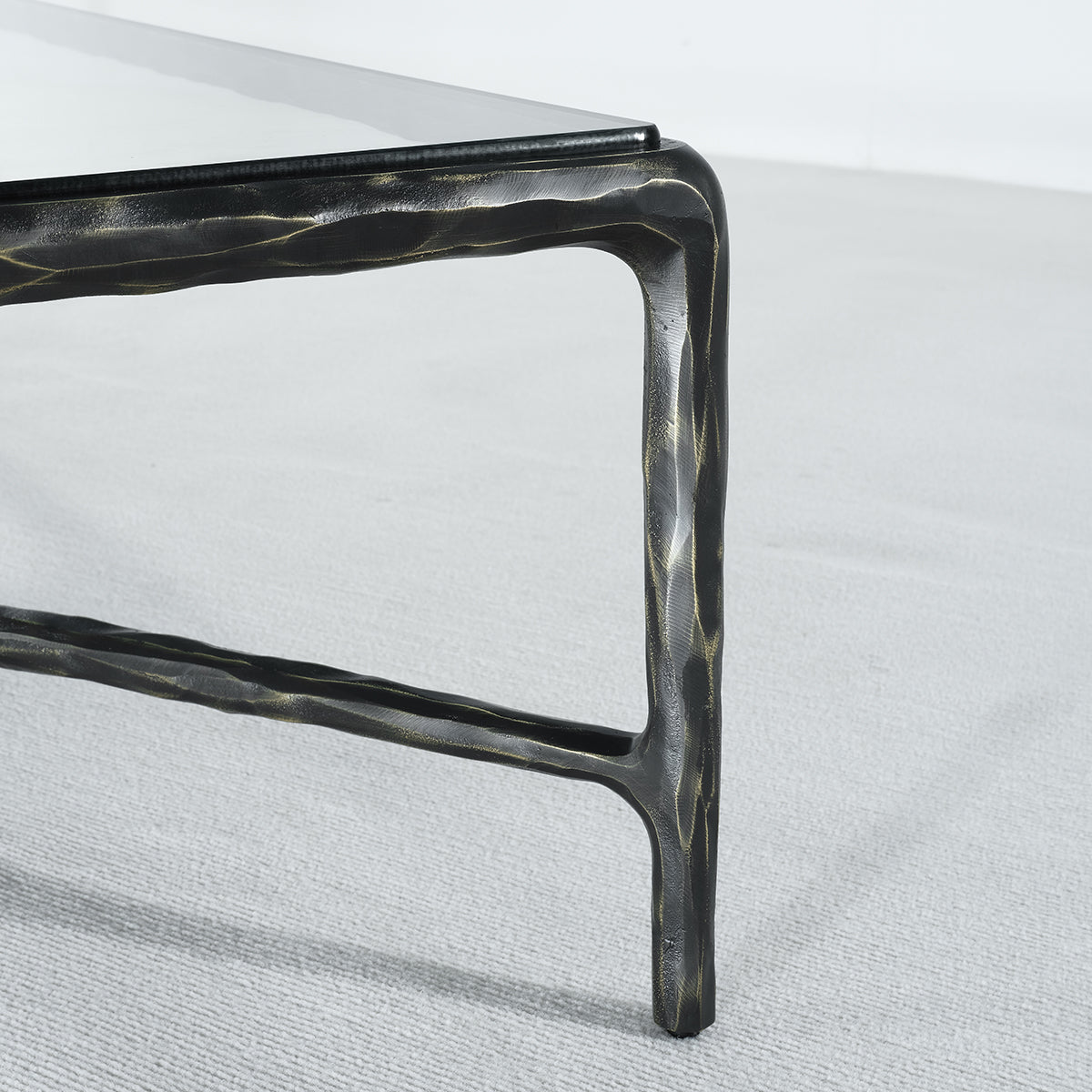 Thaddeus Square Glass Coffee Table