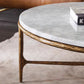 Thaddeus Marble Round Coffee Table 3 Table Legs 35"