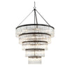 Emilie Crystal Waterfall 5-Tier Chandelier 30 Light 48"W