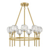 Parisian Rods Round Chandelier