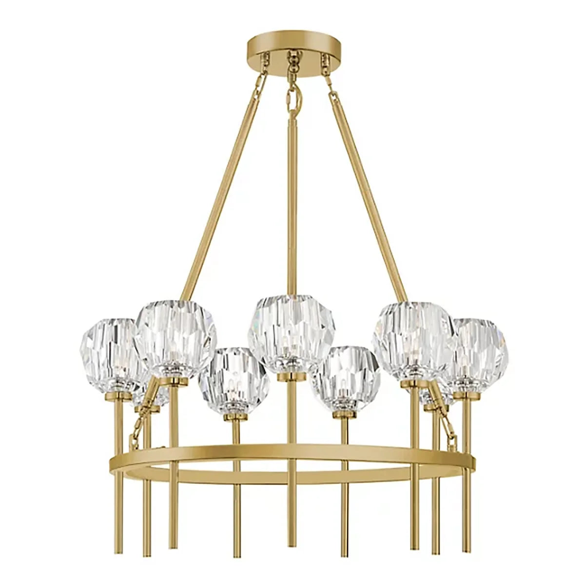 Parisian Rods Round Chandelier
