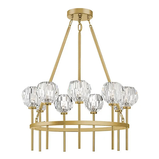 Parisian Rods Round Chandelier