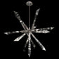 Quartz LED Pendant 36"W  Optic Haze Quartz