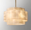 Florian Alabaster Medium Chandelier 22"