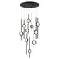 Barle Led Round Chandelier 10 Pendant