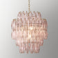 Natalia Wide Pendant - Pink