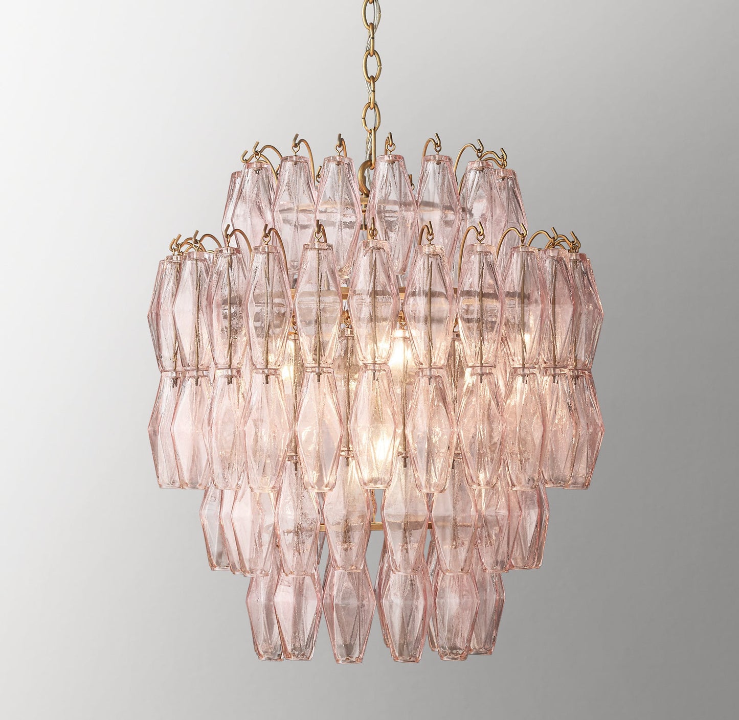 Natalia Wide Pendant - Pink