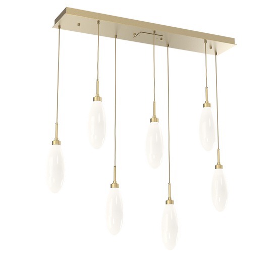 Art Glass Fiori Linear Chandelier