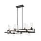 Damous Rectangles Chandelier 43"