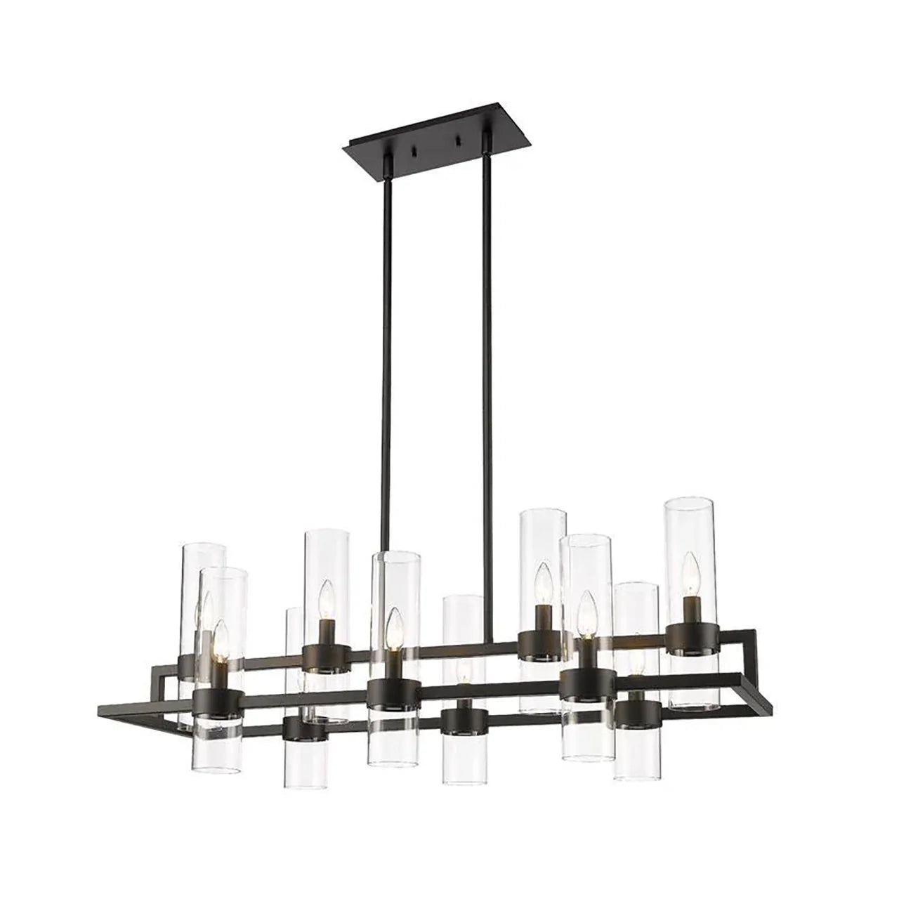 Damous Rectangles Chandelier 43"