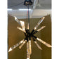 Quartz LED Pendant 36"W  Optic Haze Quartz