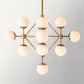Keefe Cluster Chandelier 33" For Staircases