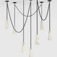 Ann Alabaster Multi-Pendants Chandelier, 7 lights
