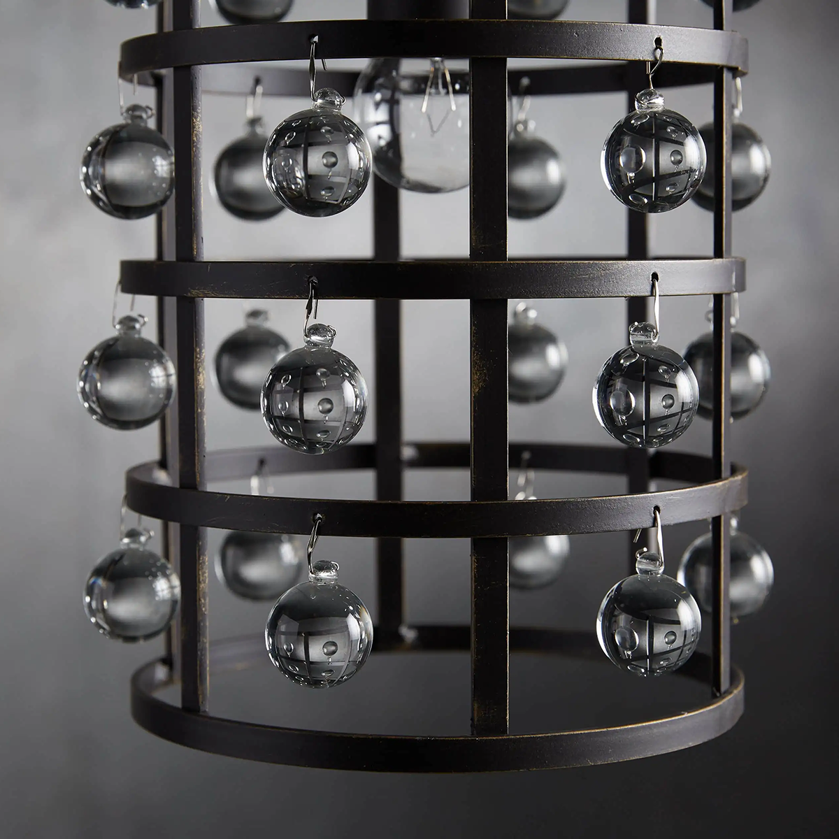 Moder Cage Crystal Pendant