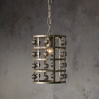 Moder Cage Crystal Pendant