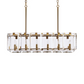 Modern Amaya Rectangular Chandelier