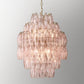 Natalia Tall Pendant - Pink