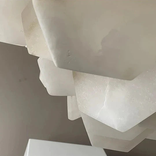 Carmen Round Alabaster Chandelier