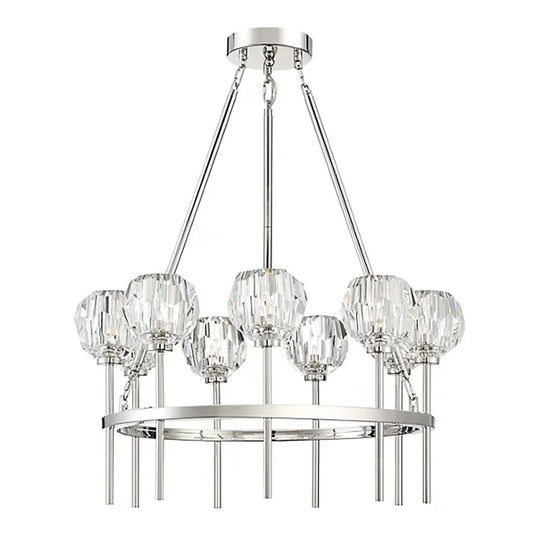 Parisian Rods Round Chandelier
