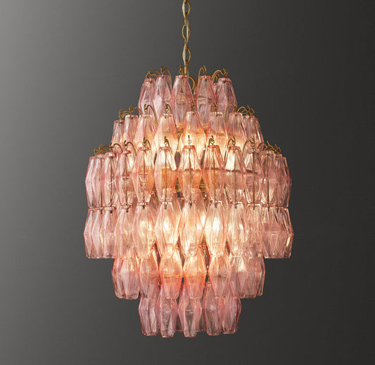 Natalia Tall Pendant - Pink
