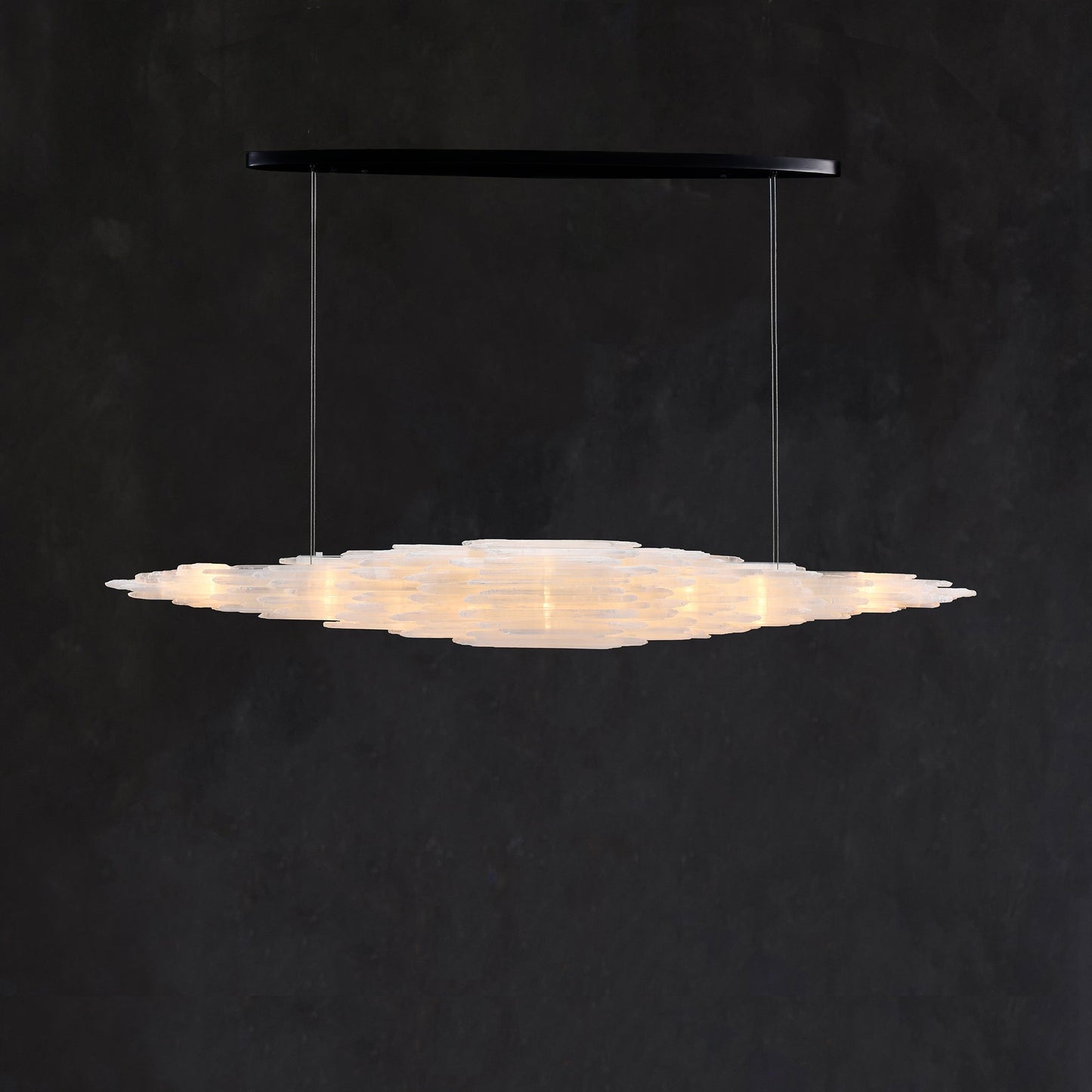 Art Selenite Large Chandelier