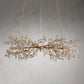 Crystal Flowers Fiore Linear Chandelier