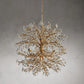 Crystal Flowers Fiore Round Chandelier 8 Light