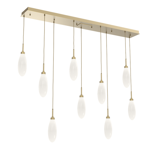 Art Glass Fiori Linear Chandelier