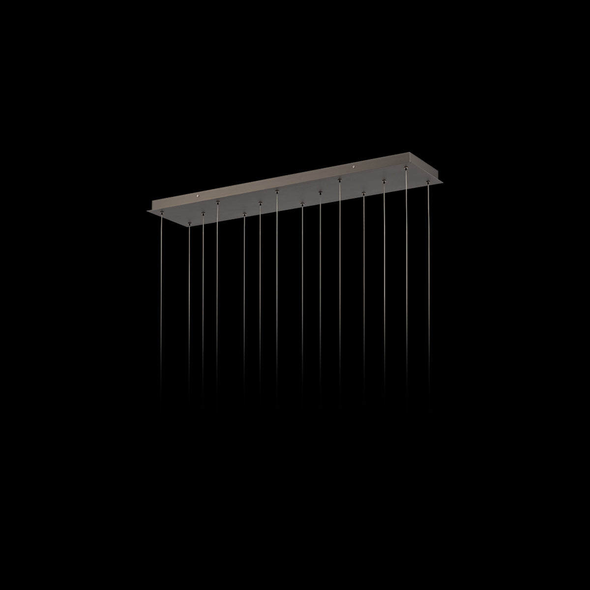 Quartz LED Rectangle Chandleier USE Optic Haze Quartz