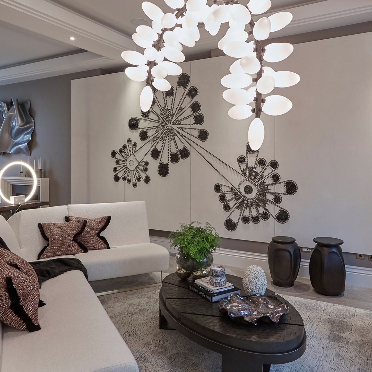 Kingdom Chandelier 56"W  61 Lights