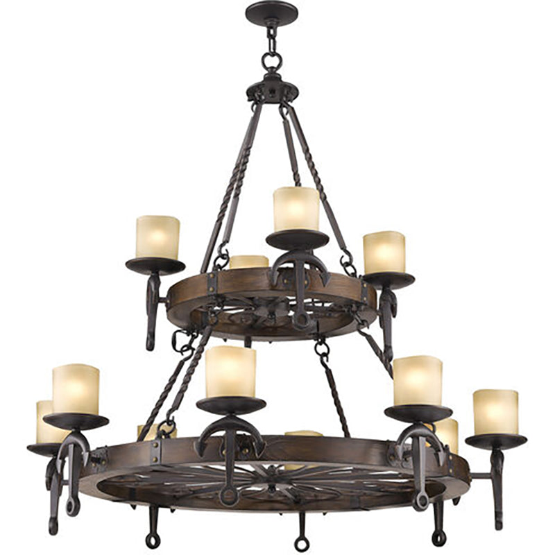 Cape May 12 Light 48 inch Olde Bronze Chandelier Ceiling Light