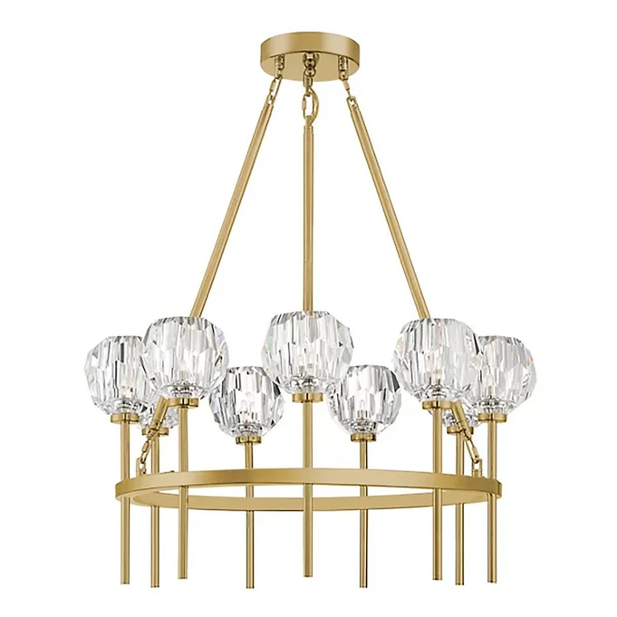 Parisian Rods Round Chandelier