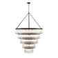 Emilie Crystal Waterfall 5-Tier Chandelier 30 Light 48"W