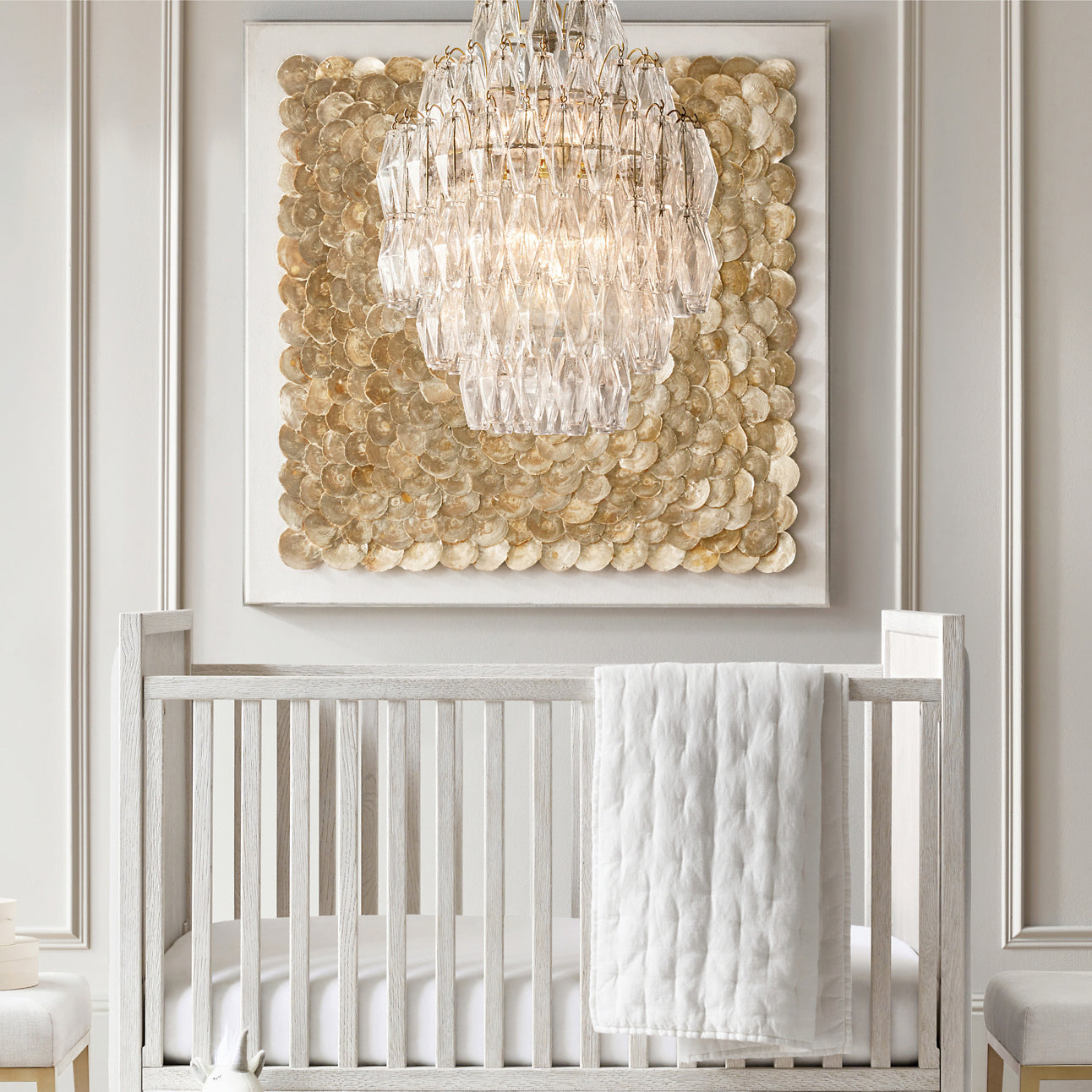 Natalia Wide Pendant - Clear