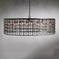 Moder Cage Crystal Round Chandelier