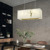 Vera Marble Rectangle Chandelier