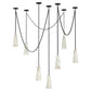 Ann Alabaster Multi-Pendants Chandelier, 7 lights