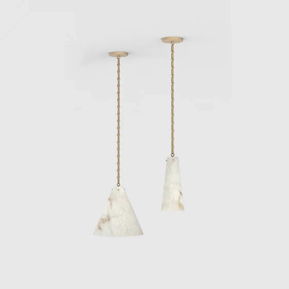 Ann Alabaster Grand Pendants