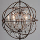 Annie Gyro Crystal Floor Lamp