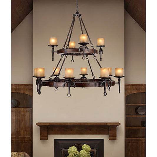 Cape May 12 Light 48 inch Olde Bronze Chandelier Ceiling Light
