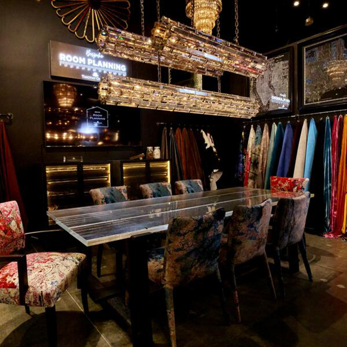 Art Night Rod Rectangular Pendant