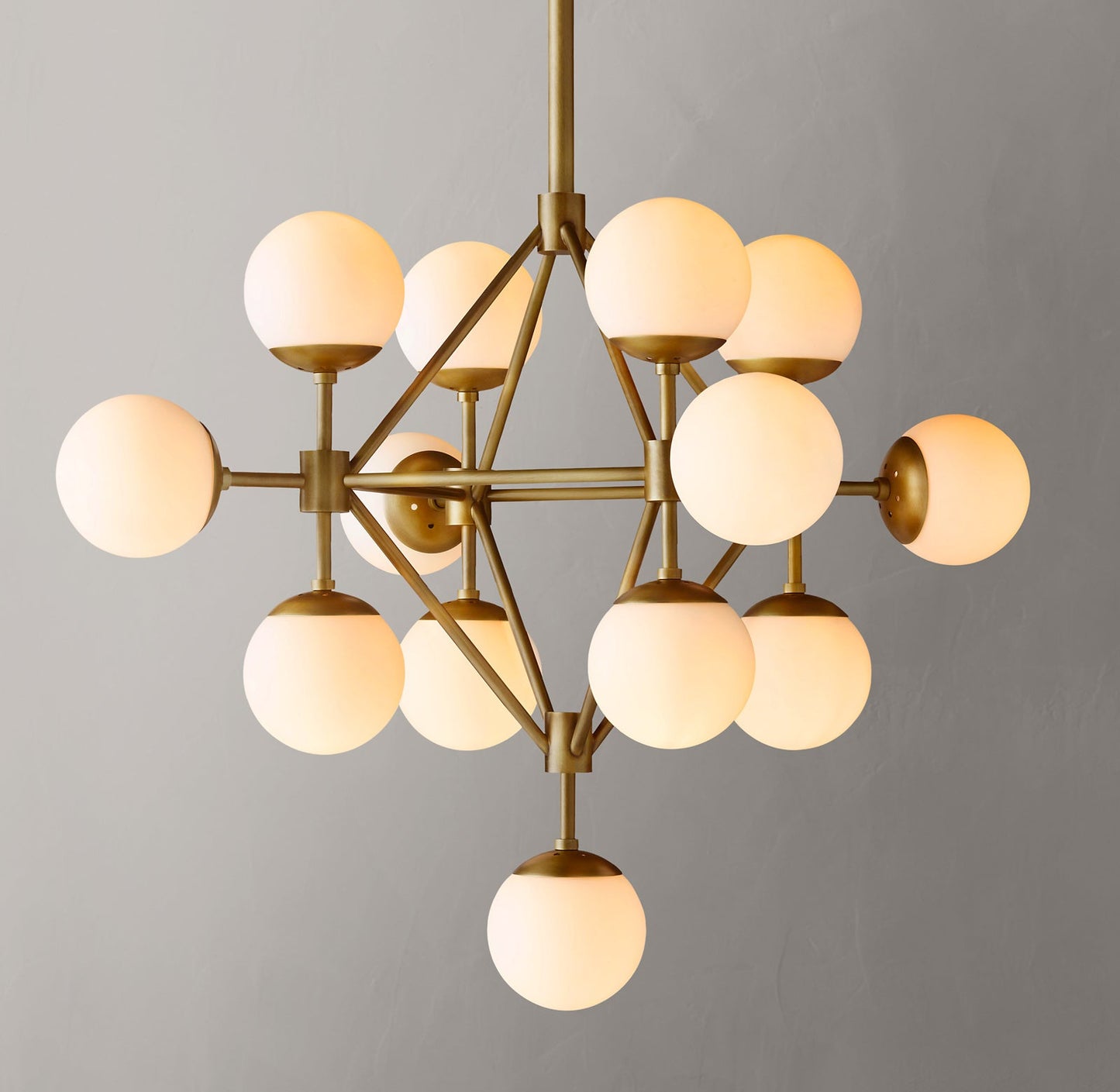 Keefe Cluster Chandelier 33" For Staircases